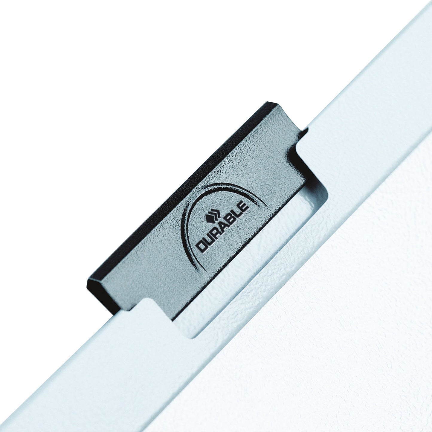 DURABLE Klemmmappe DURACLIP® 30 DIN A4 Hartfolie Farbe der Rückseite: je 5 x weiß, rot, hellblau, grau, dunkelgrün Farbe der Klemme: schwarz 25 St./Pack.