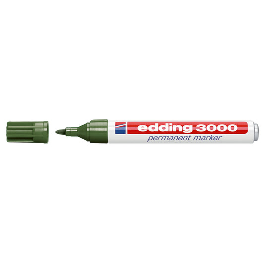 edding Permanentmarker 3000 1,5-3mm olivgrün