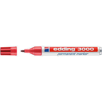 edding Permanentmarker 3000 1,5-3mm karminrot