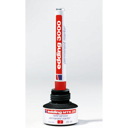 edding Nachfülltinte Marker MTK25 Flasche rot 25ml