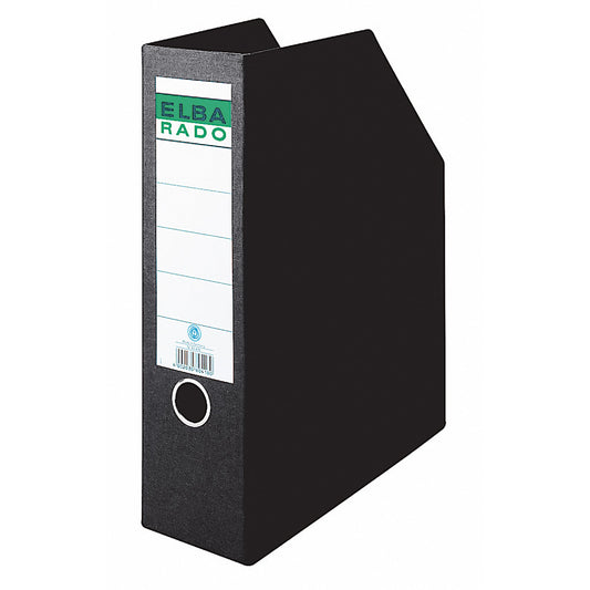 ELBA Stehsammler 8,5 x 31,8 x 24,5 cm (B x H x T) DIN A4 Werkstoff: Hartpappe schwarz