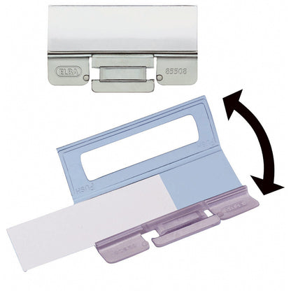 ELBA Vollsichtreiter vertic® 58 x 20 mm (B x H) Polypropylen transparent 25 St./Pack.