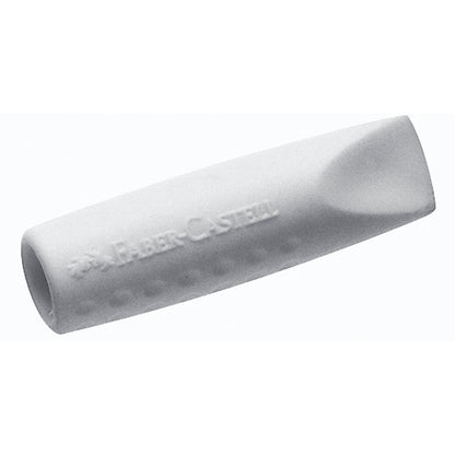 Faber-Castell Radierer ERASER CAP GRIP 2001 Bleistifte, Buntstifte 1 x 1 x 4 cm (B x H x L) Kunststoff grau 2 St./Pack.