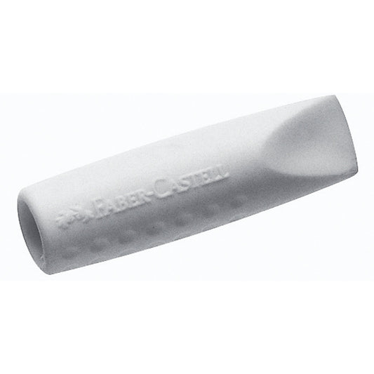 Faber-Castell Radierer ERASER CAP GRIP 2001 Bleistifte, Buntstifte 1 x 1 x 4 cm (B x H x L) Kunststoff grau 2 St./Pack.