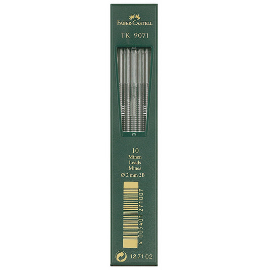 Faber-Castell Fallmine TK® 9071 2mm 2B 10 St./Pack.