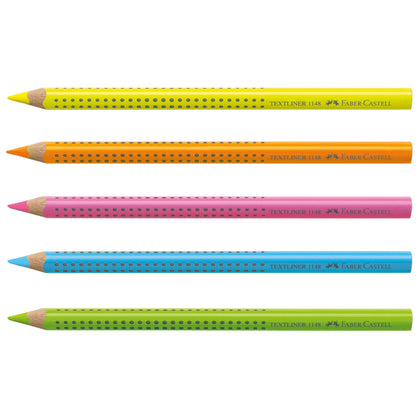 Faber-Castell Trockentextmarker Jumbo GRIP neon 5,3mm rosa dreikant