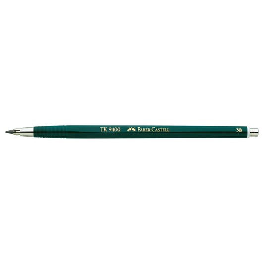 Faber-Castell Fallminenstift TK® 9400 2mm 3B ohne Radierer dunkelgrün