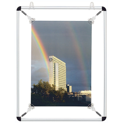 FRANKEN Spannrahmen 39,7 x 52 cm (B x H) 29,7 x 42 cm (B x H) DIN A3 Aluminium silber