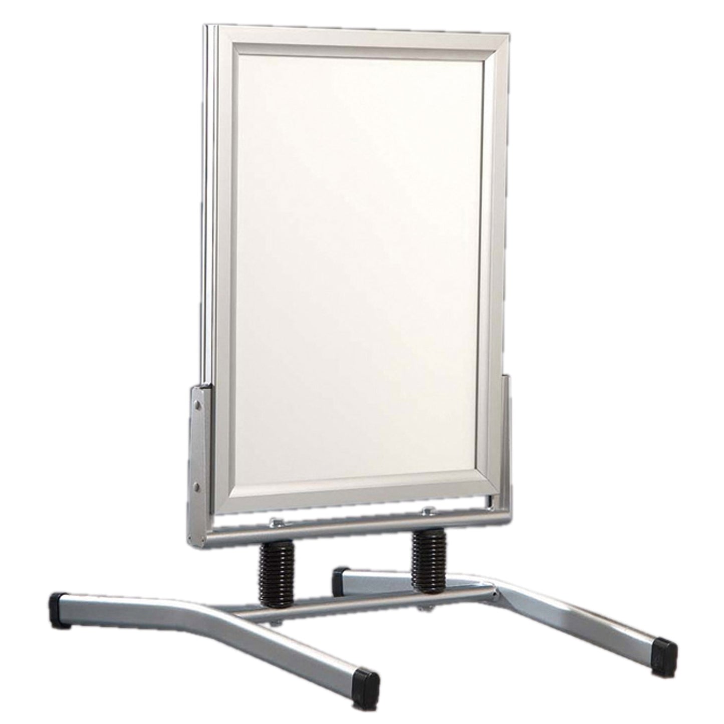 FRANKEN Kundenstopper Outdoor Plus 73 x 115 x 105 cm (B x H x T) DIN A1 Zweiarmfuß Aluminium silber