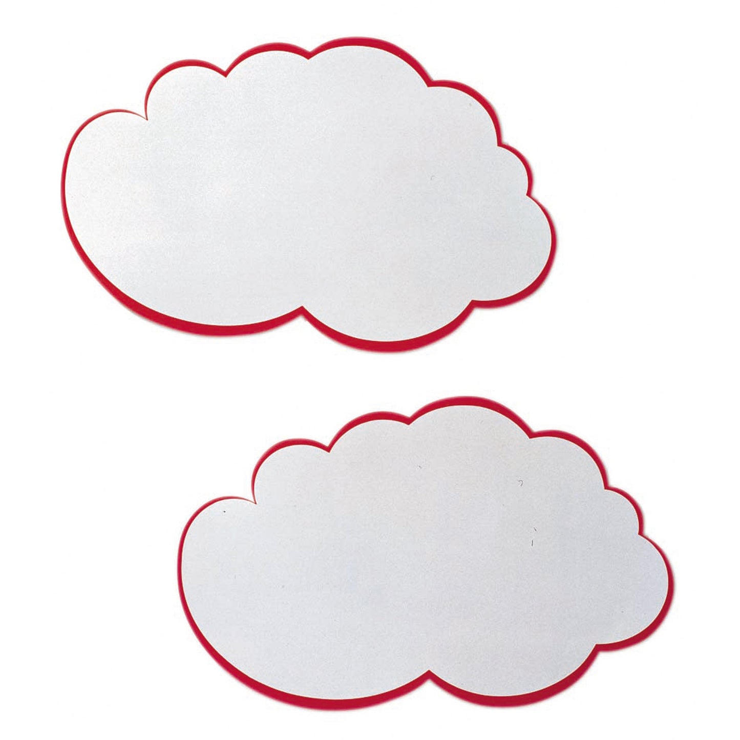 FRANKEN Moderationskarte 37 x 62 cm (B x H) 170g/m² Altpapier, 100 % recycelt weiß/rot 20 St./Pack.