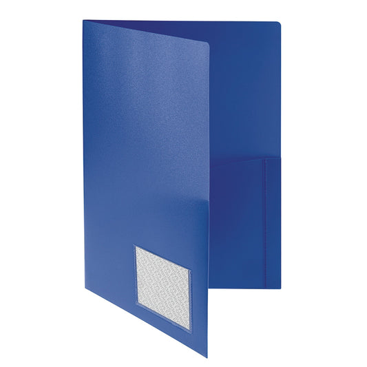 FolderSys Angebotsmappe DIN A4 Polypropylen blau