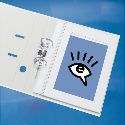 GBC® Einhängeheftstreifen FileStripT DIN A4 PVC transparent 100 St./Pack.