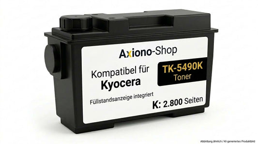 Kompatibel mit Kyocera TK-5490K (PRTKYTK5490K) mit Füllstandsanzeige schwarz 2.800 Seiten