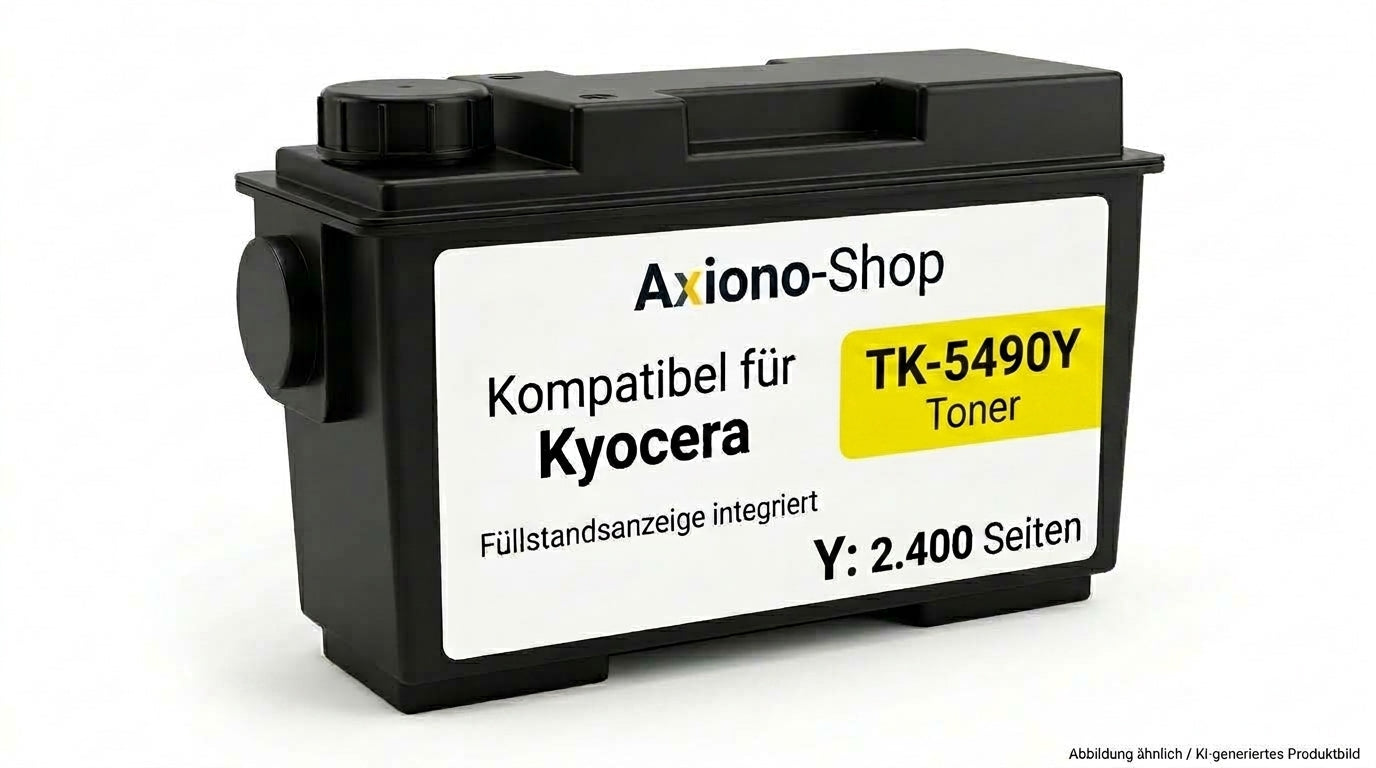 Kompatibel mit Kyocera TK-5490Y (PRTKYTK5490Y) mit Füllstandsanzeige gelb 2.400 Seiten