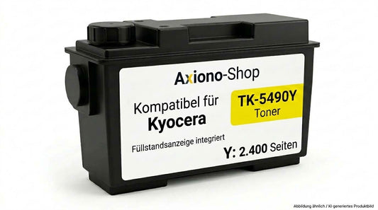 Kompatibel mit Kyocera TK-5490Y (PRTKYTK5490Y) mit Füllstandsanzeige gelb 2.400 Seiten
