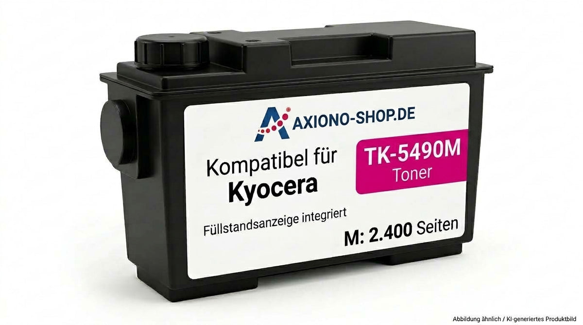 Kompatibel mit Kyocera TK-5490M (PRTKYTK5490M) mit Füllstandsanzeige magenta 2.400 Seiten