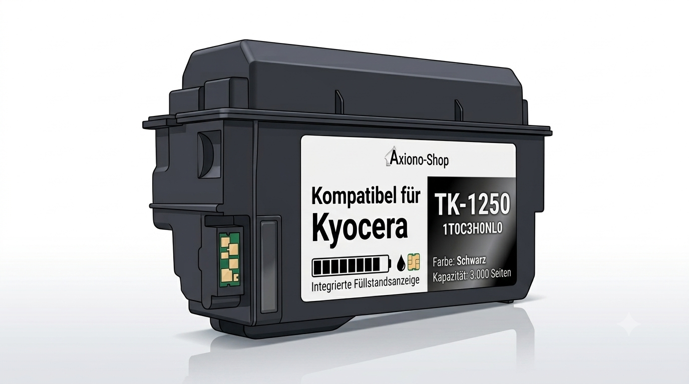 Kompatibel mit Kyocera TK-1250 (1T0C3H0NL0)mit Füllstandsanzeige schwarz 3.000 Seiten