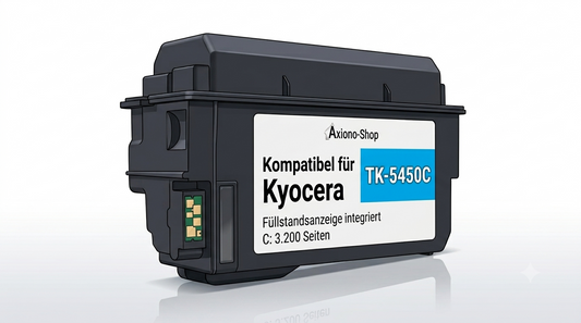 Kompatibel mit Kyocera TK-5450C (1T0C0DCNL0) mit Füllstandsanzeige cyan 3.200 Seiten