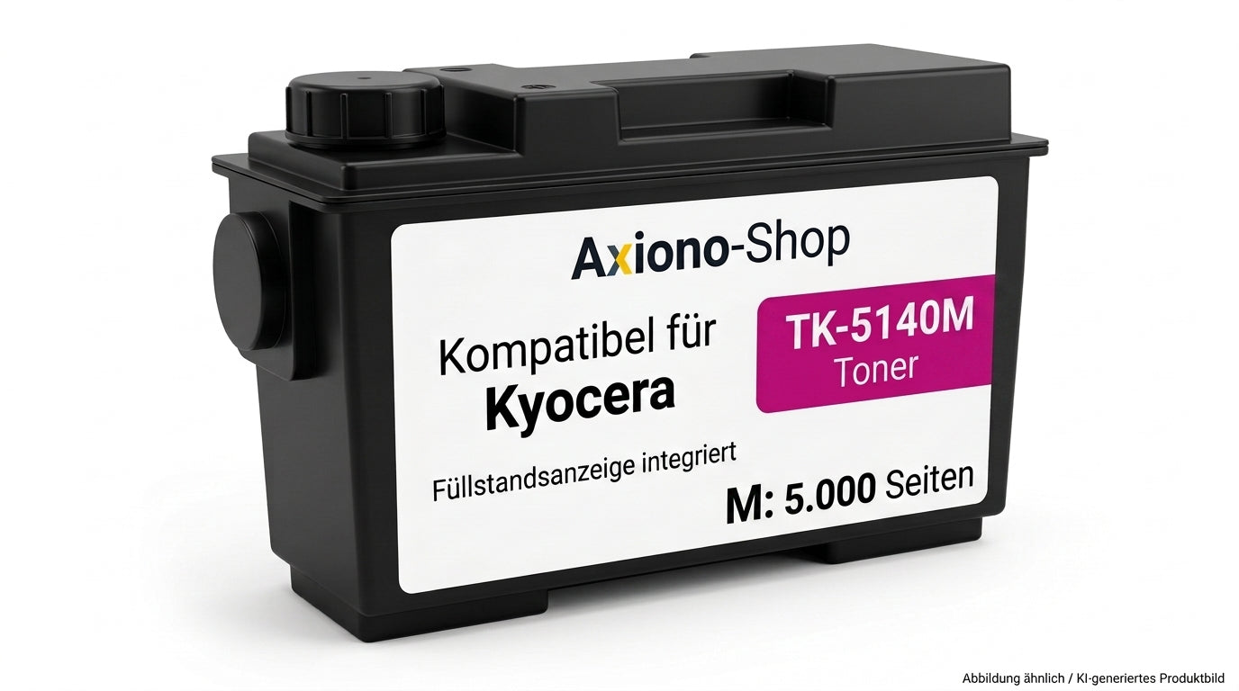 Kompatibel mit Kyocera TK-5140M (PRTKYTK5140M) mit Füllstandsanzeige magenta 5.000 Seiten