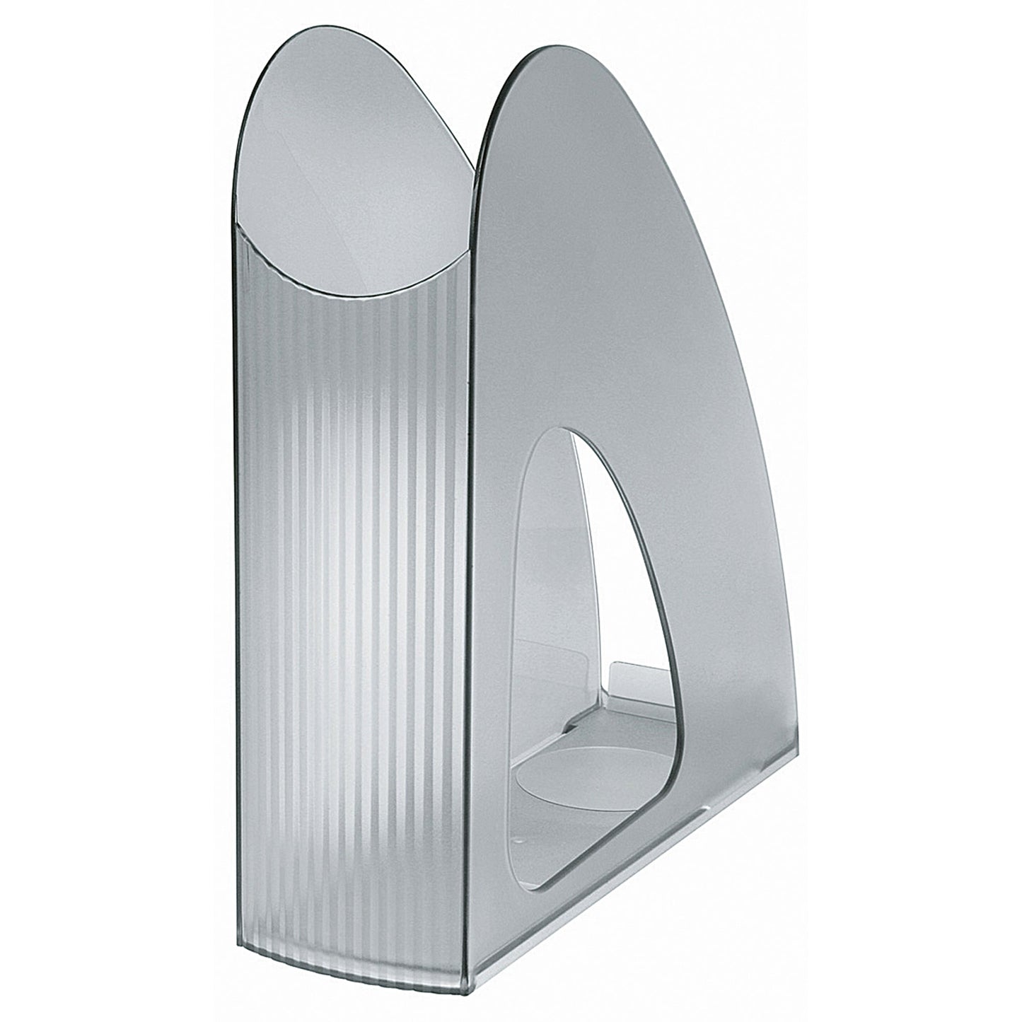 HAN Stehsammler TWIN 7,6 x 25,6 x 23,9 cm (B x H x T) DIN A4, DIN C4 Werkstoff: Polystyrol grau transluzent
