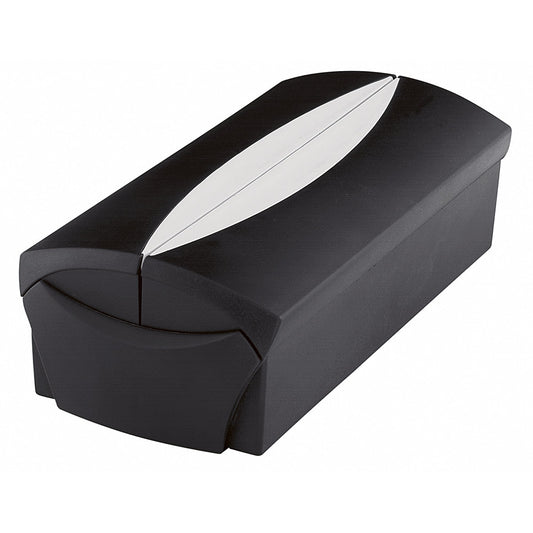 HAN Visitenkartenbox VIP 12 x 8 x 24,5 cm (B x H x T) 100 x 57 mm (B x H) Polystyrol schwarz/lichtgrau