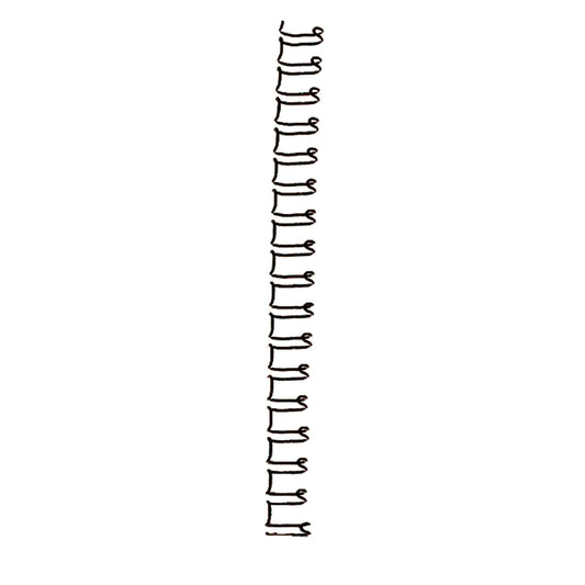 GBC® Drahtbinderücken WireBind DIN A4 8mm silber 100 St./Pack.