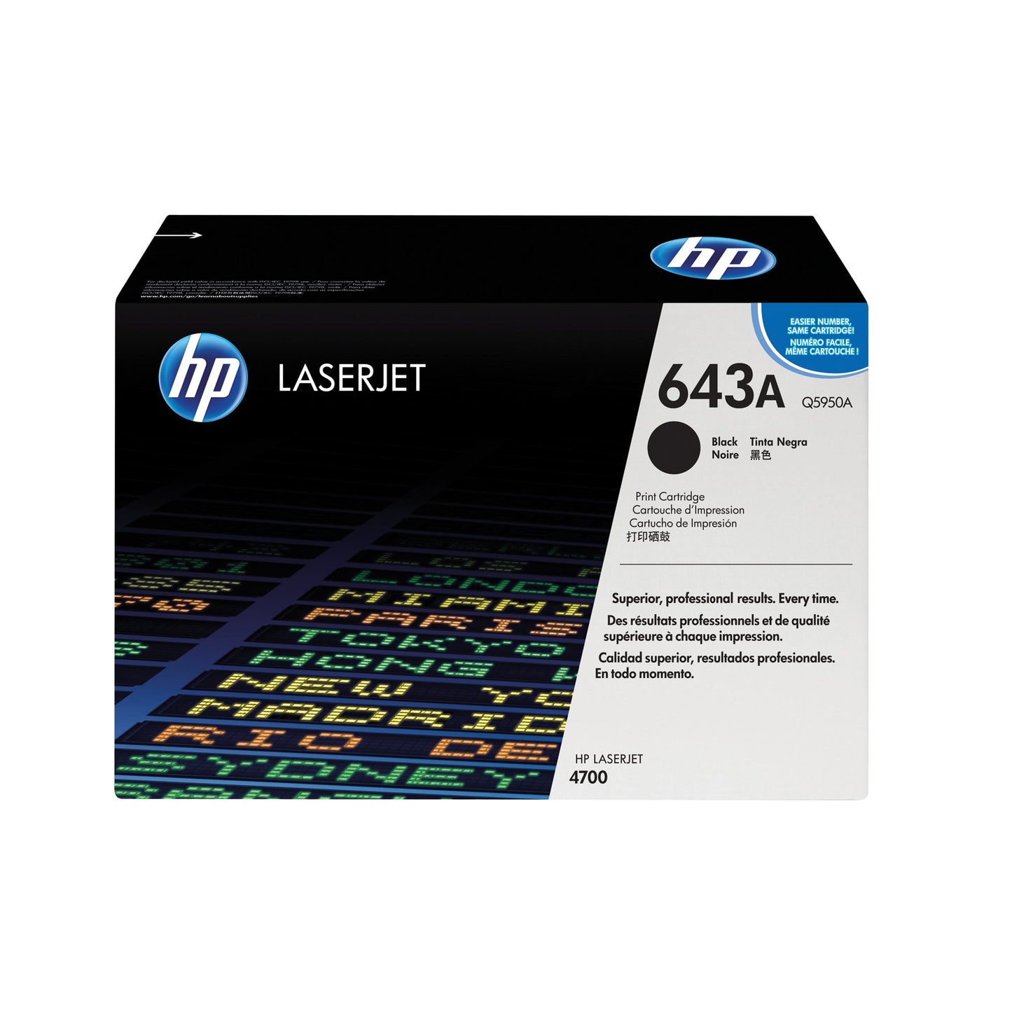 HP Toner Originalzubehör 643A ca. 11.000 Seiten schwarz
