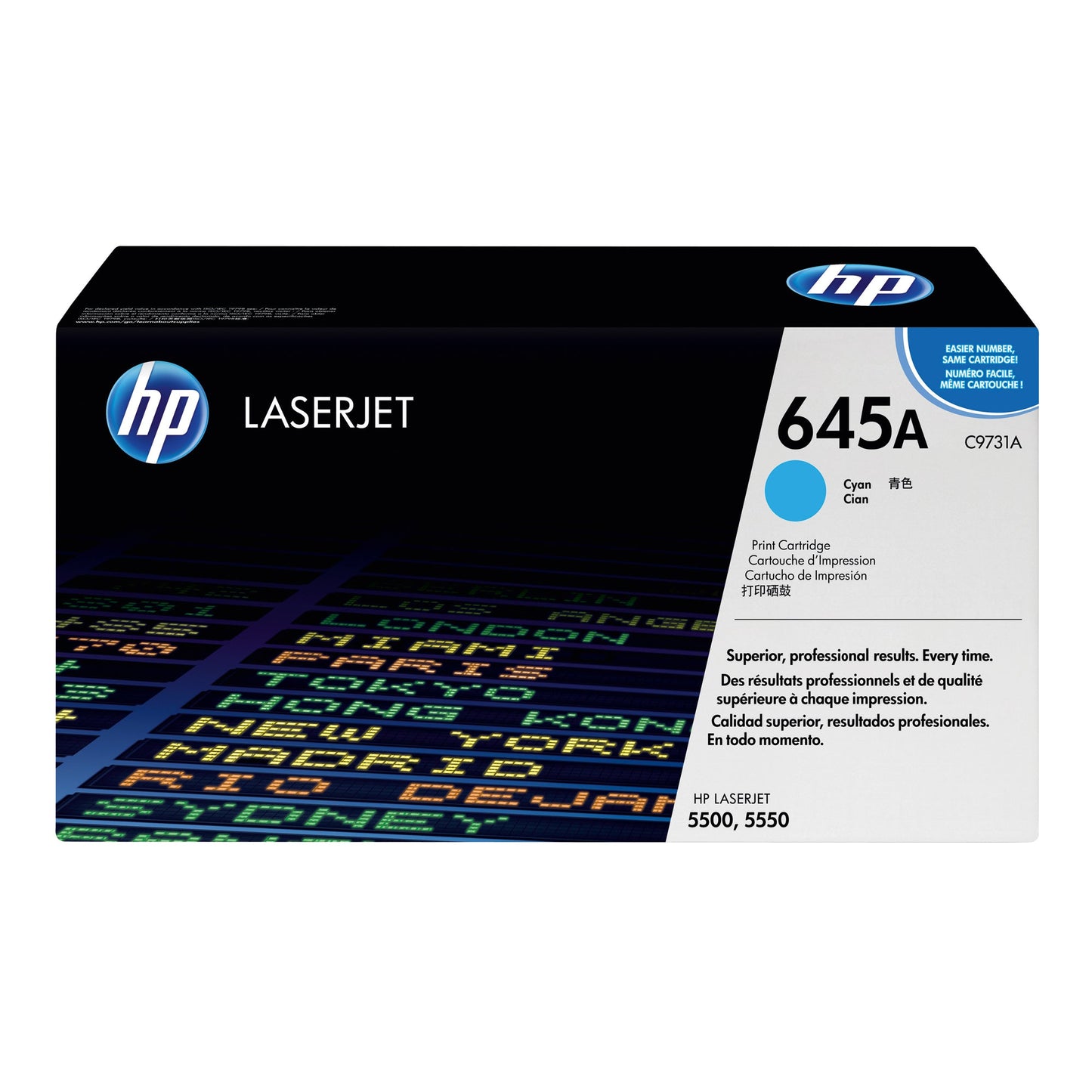 HP Toner Originalzubehör 645A ca. 12.000 Seiten cyan