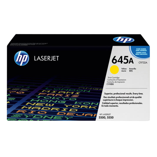 HP Toner Originalzubehör 645A ca. 12.000 Seiten gelb