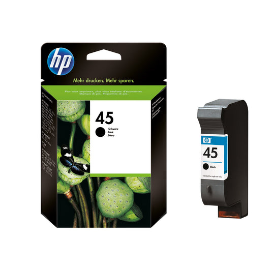 HP Tintenpatrone Originalzubehör 45 ca. 930 Seiten schwarz 42ml