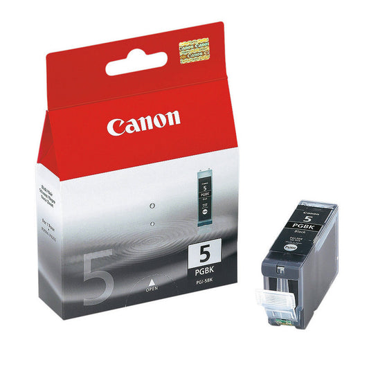 Canon Tintenpatrone Originalzubehör PGI-5BK ca. 505 Seiten schwarz 26ml