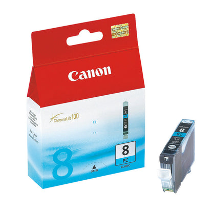 Canon Tintenpatrone Originalzubehör CLI-8PC ca. 450 Seiten fotocyan 13ml
