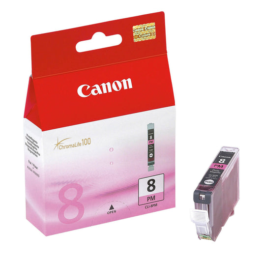 Canon Tintenpatrone Originalzubehör CLI-8PM ca. 450 Seiten fotomagenta 13ml