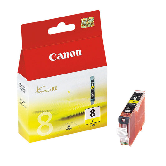 Canon Tintenpatrone Originalzubehör CLI-8Y ca. 635 Seiten gelb 13ml