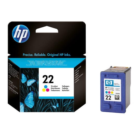 HP Tintenpatrone Originalzubehör 22 ca. 165 Seiten mehrfarbig 5ml