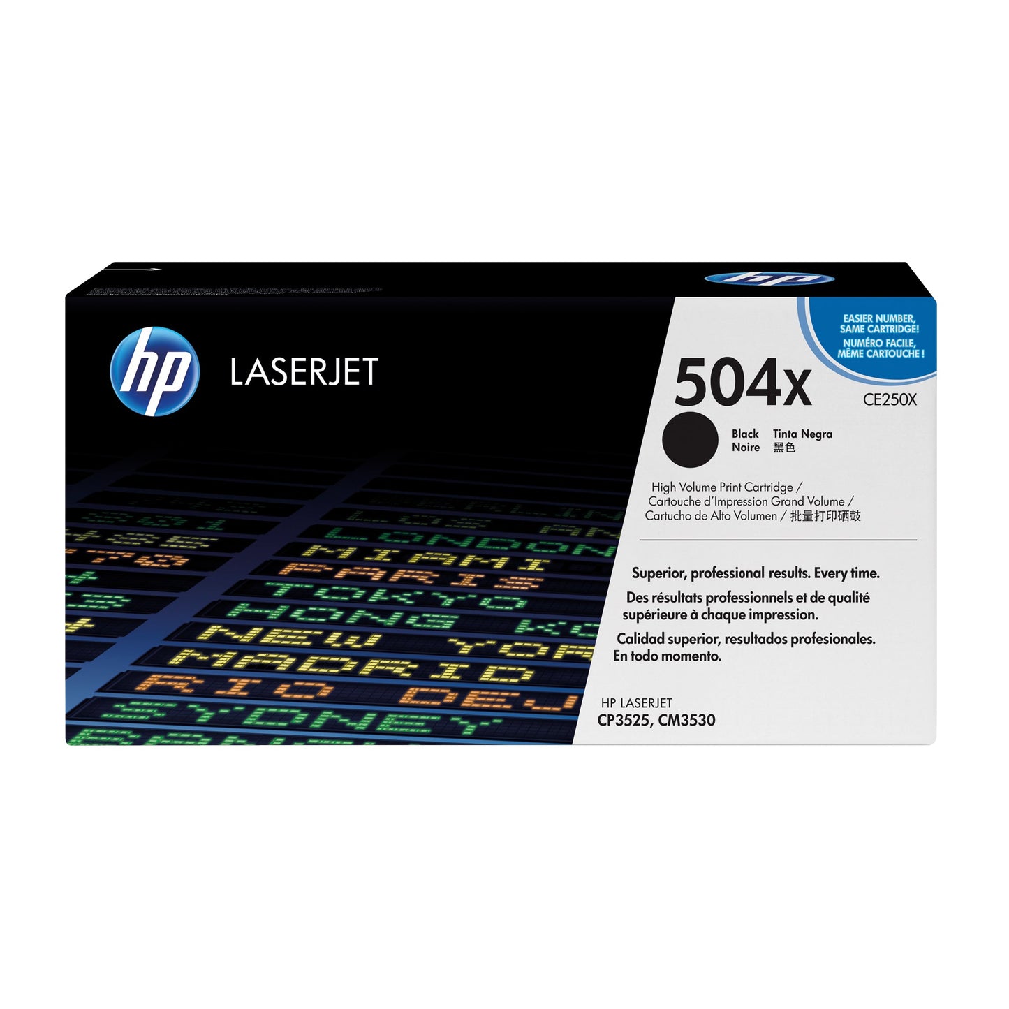HP Toner Originalzubehör 504X ca. 10.500 Seiten schwarz
