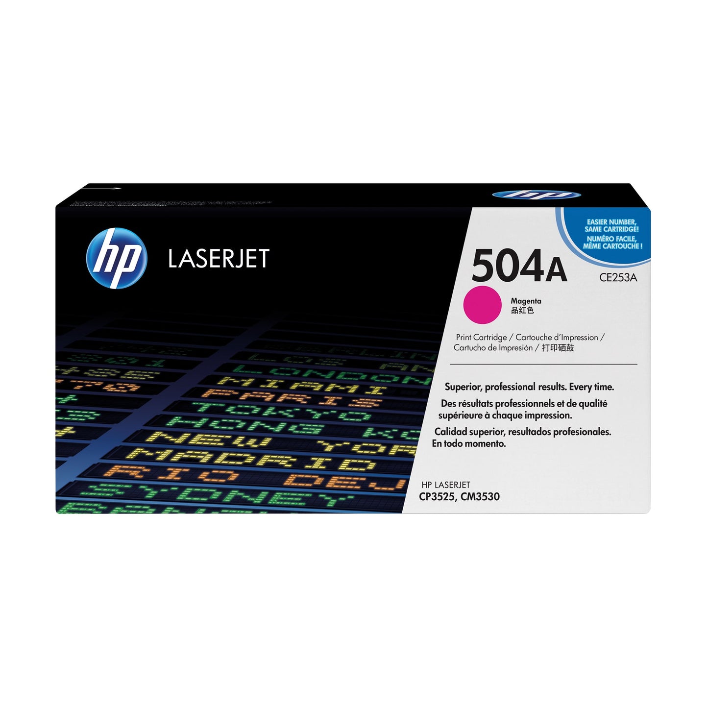 HP Toner Originalzubehör 504A ca. 7.000 Seiten magenta