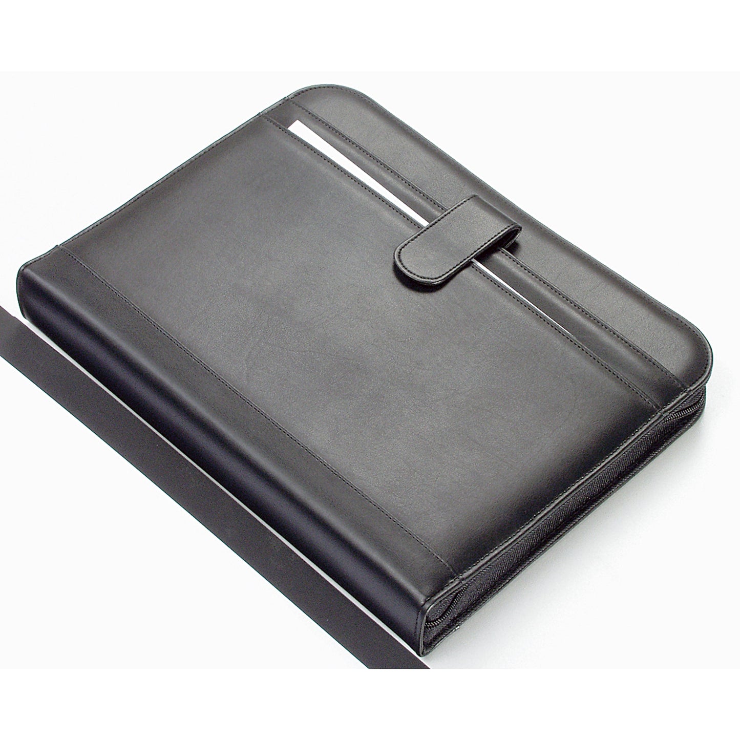 Alassio® Schreibmappe RICCIONE 26,5 x 34,5 x 4,5 cm (B x H x T) Kunstleder schwarz