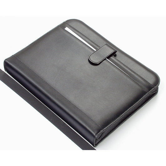 Alassio® Schreibmappe RICCIONE 26,5 x 34,5 x 4,5 cm (B x H x T) Kunstleder schwarz