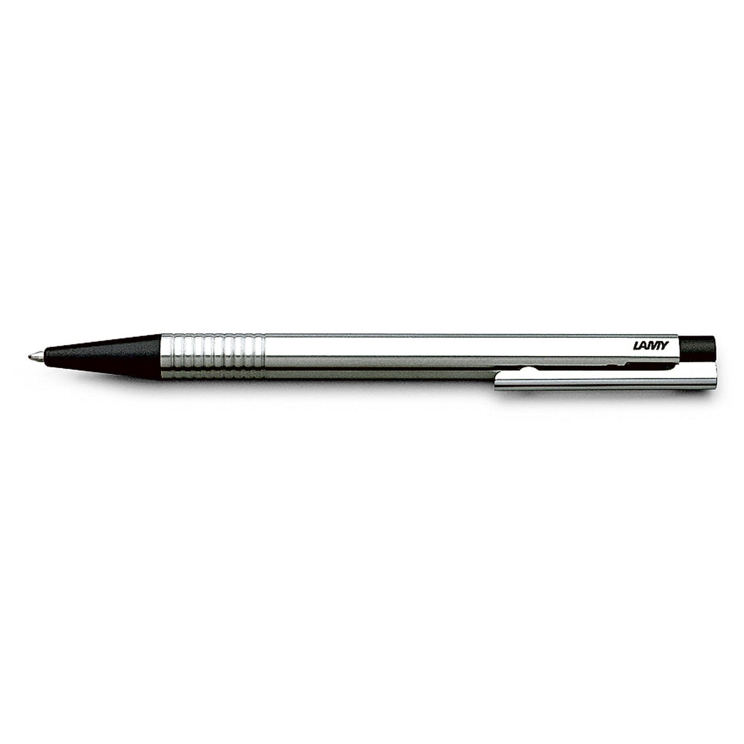 Lamy Kugelschreiber logo 205 0,5mm M schwarz Mine auswechselbar dokumentenecht Schaftfarbe: schwarz/silber