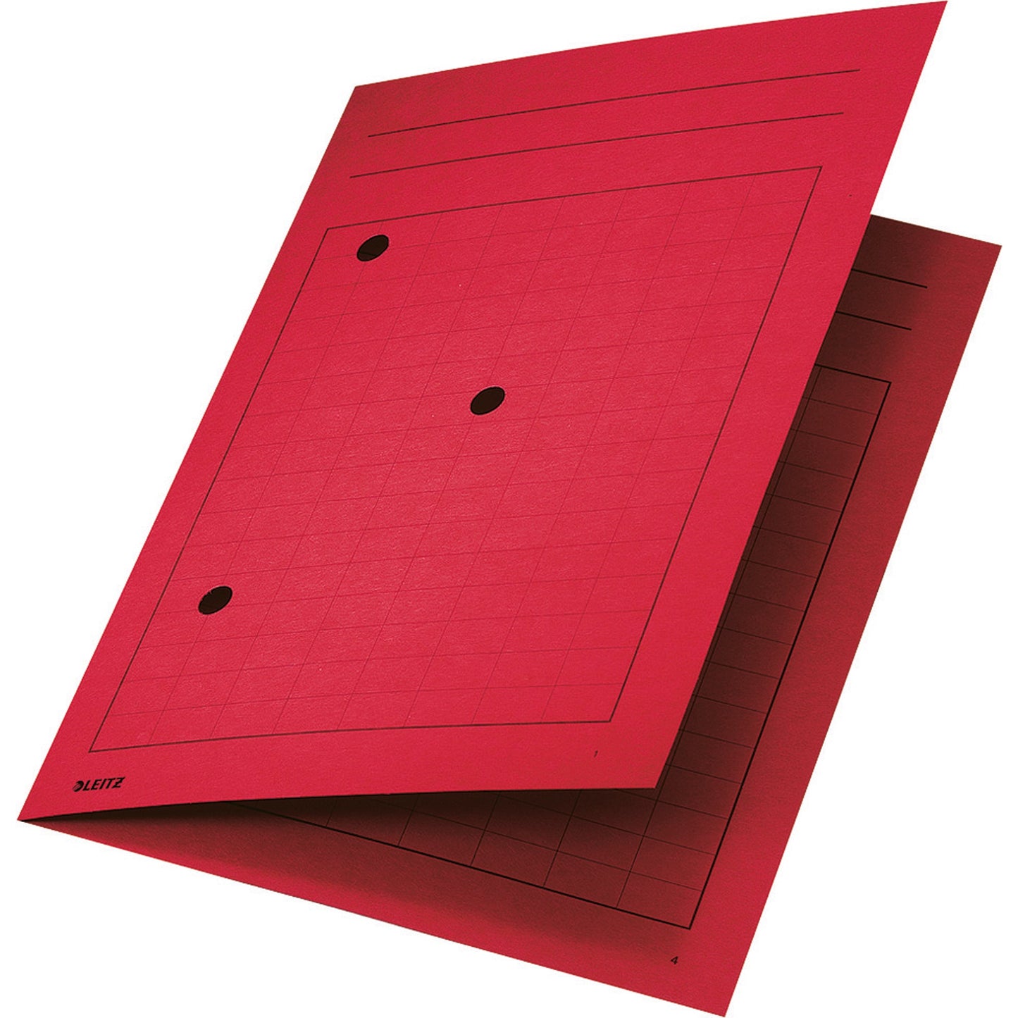 Leitz Umlaufmappe DIN A4 320g/m² Manilakarton, recycelt rot
