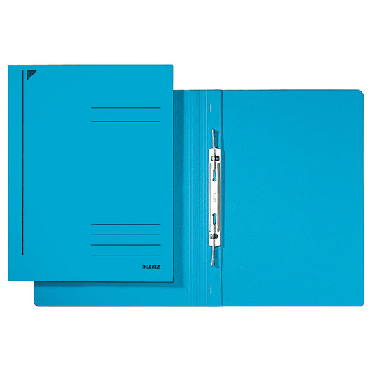 Leitz Spiralhefter DIN A4 430g/m² mit Beschriftungsfeld Pendareckarton, recycelt blau
