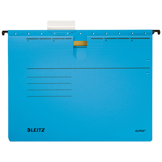 Leitz Hängehefter ALPHA® DIN A4 275g/m² Pendareckarton, recycelt blau 25 St./Pack.