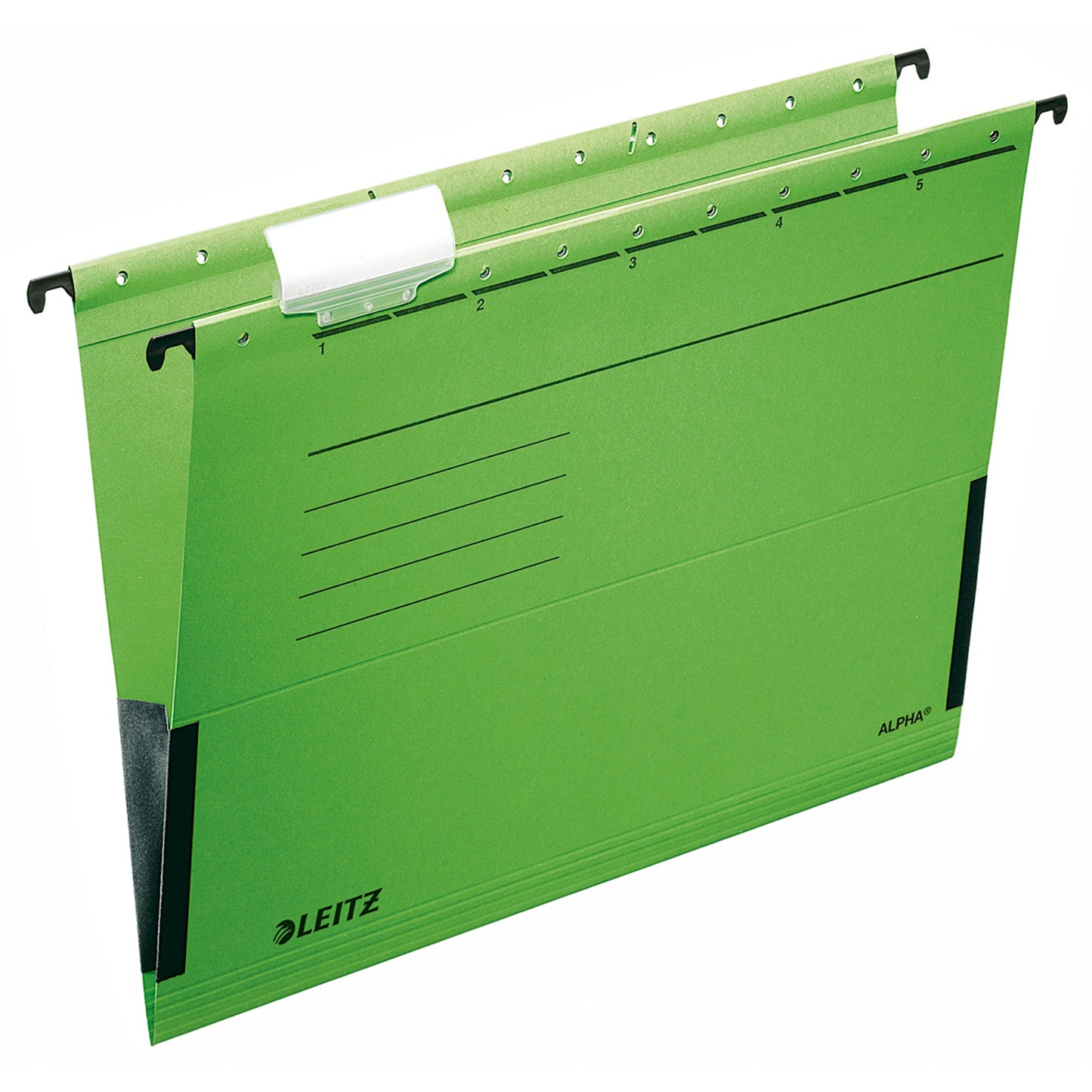 Leitz Hängetasche ALPHA® DIN A4 275g/m² Pendareckarton, recycelt grün 5 St./Pack.
