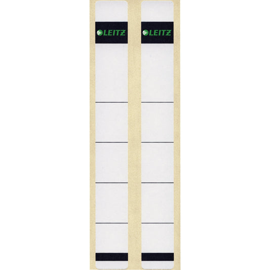 Leitz Ordnerrückenetikett schmal/kurz 23 x 192 mm (B x H) selbstklebend ohne Griffloch grau 10 Etik./Pack.