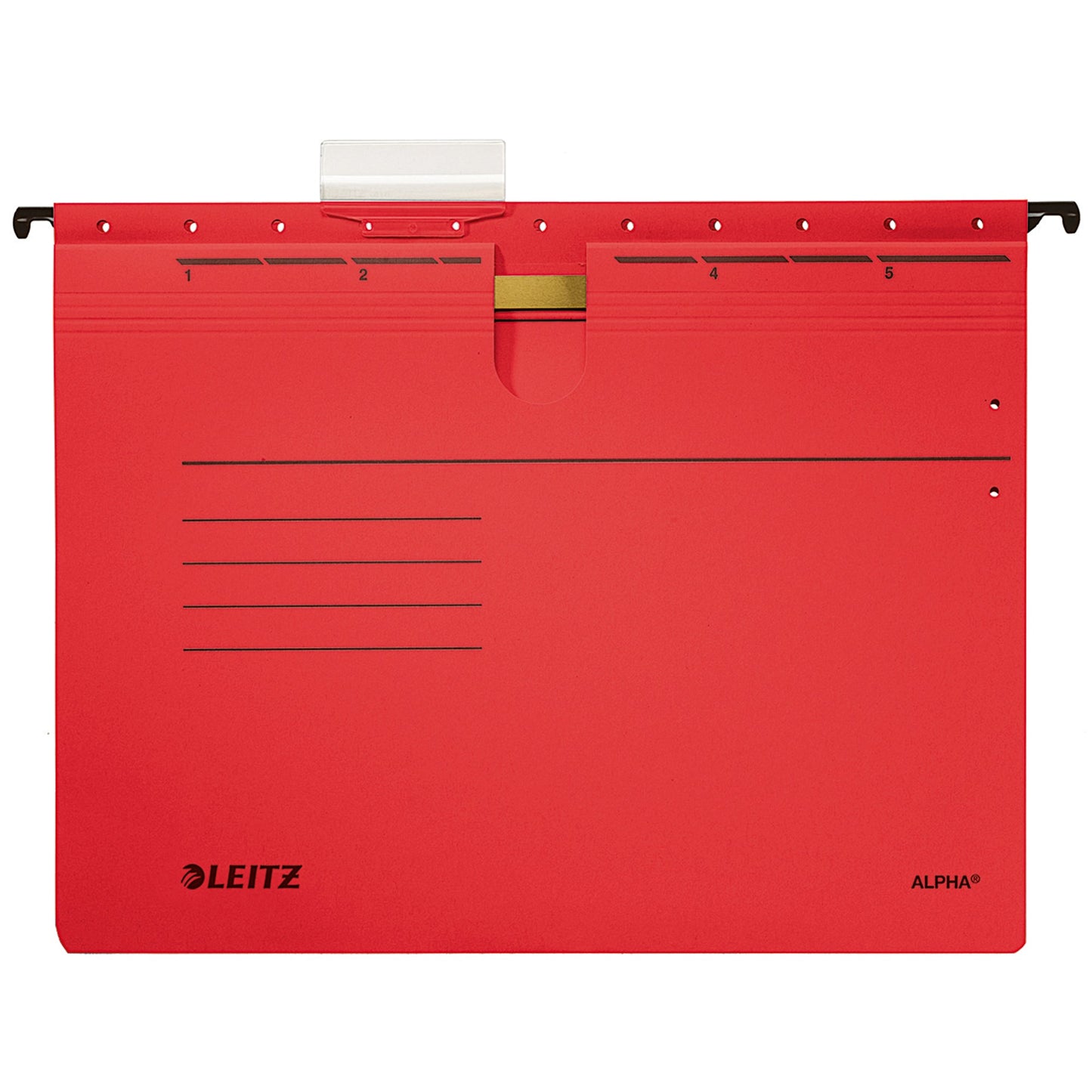 Leitz Hängehefter ALPHA® DIN A4 275g/m² Pendareckarton, recycelt rot 5 St./Pack.