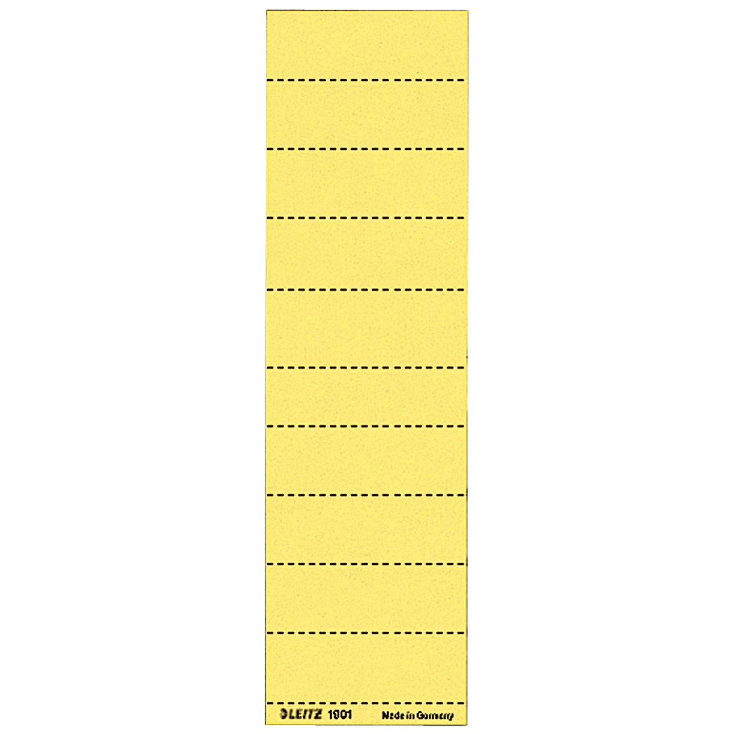 Leitz Beschriftungsschild ALPHA® 60 x 21 mm (B x H) 190g/m² Karton gelb 100 St./Pack.