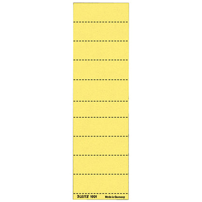 Leitz Beschriftungsschild ALPHA® 60 x 21 mm (B x H) 190g/m² Karton gelb 100 St./Pack.