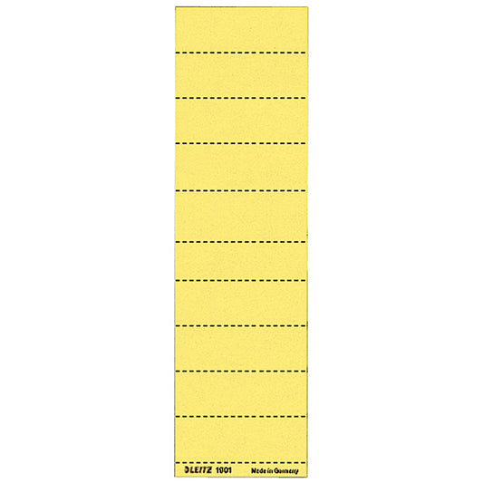 Leitz Beschriftungsschild ALPHA® 60 x 21 mm (B x H) 190g/m² Karton gelb 100 St./Pack.