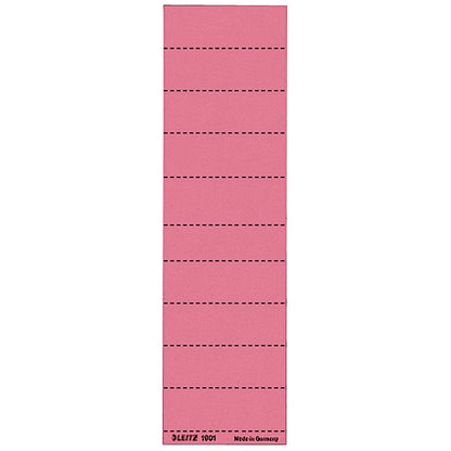 Leitz Beschriftungsschild ALPHA® 60 x 21 mm (B x H) 190g/m² Karton rot 100 St./Pack.
